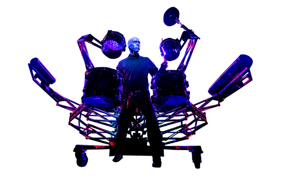 tambor fénix de Blue Man Group